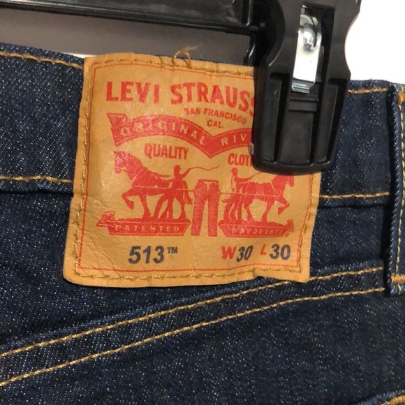 Levi’s 513 Slim Straight Jeans 30x30 - Picture 2 of 3